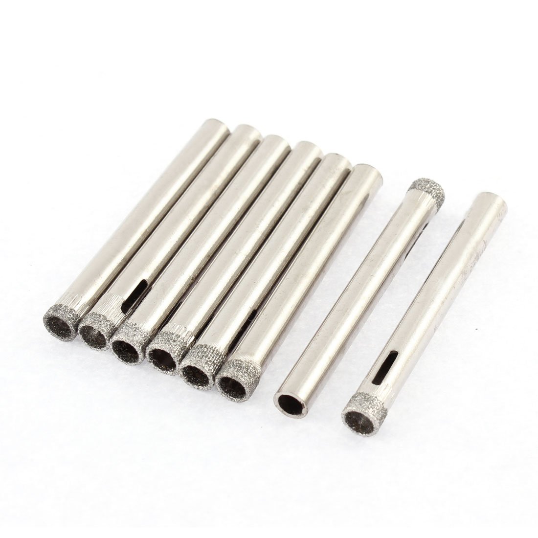 Aexit Metal Round Hole Saws & Accessories Shank Glass Hole Saw Silver Tone 6mm Outer Hole Saw Sets Dia 8Pcs