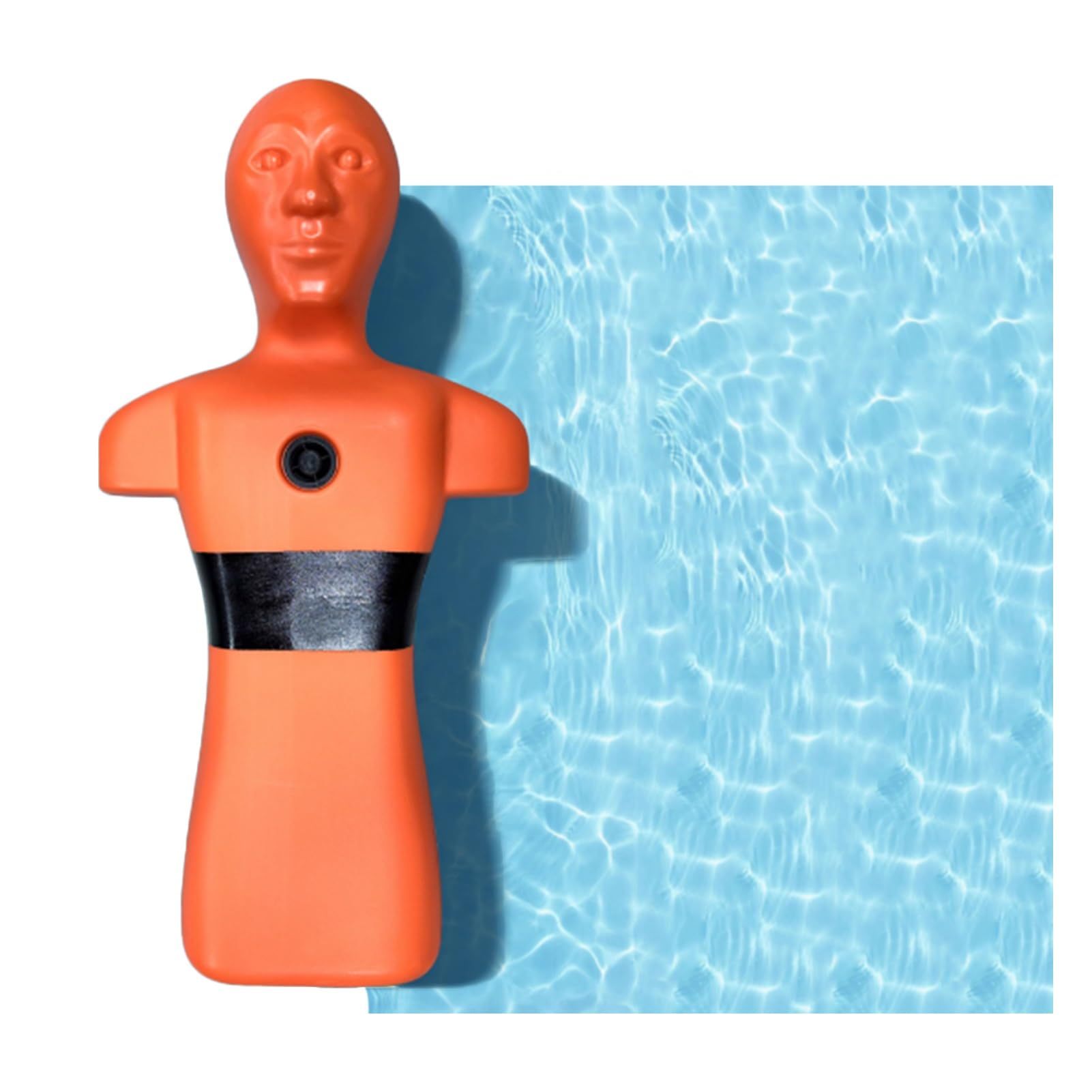 Mannequin d'entraînement pour la prévention de la noyade et la sécurité incendie avec plusieurs trous d'entrée
