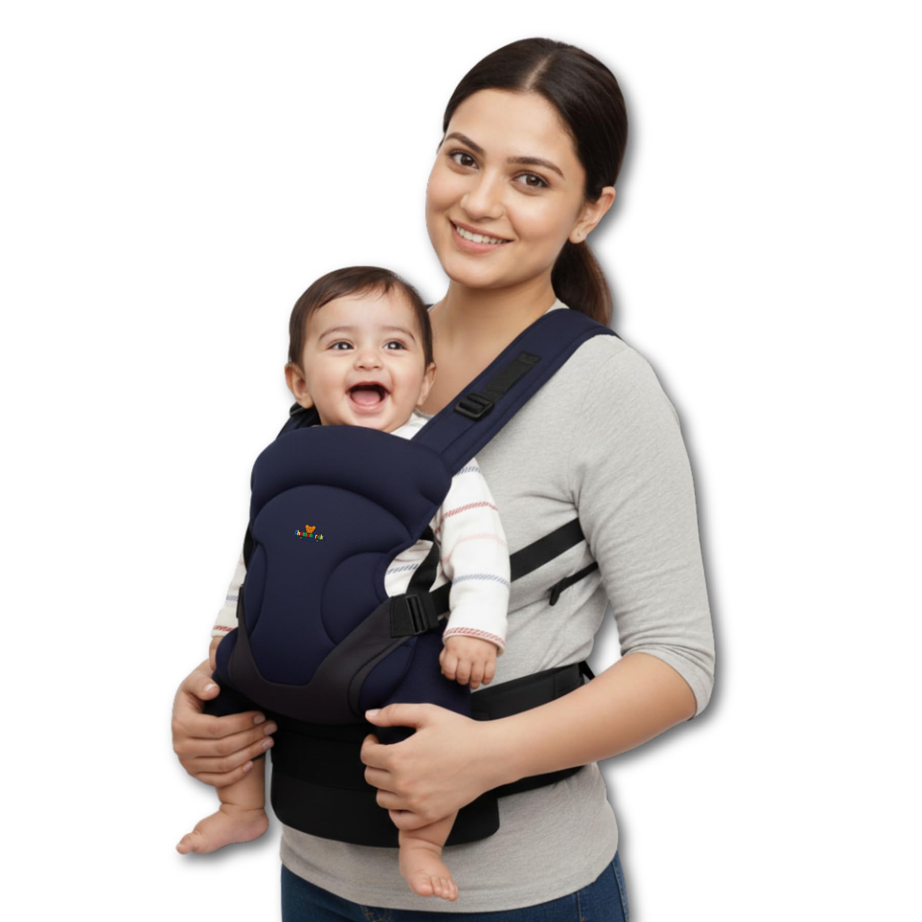 Baby Carrier Bag, Infant Holder for New Born, Baby Carrier Bag for 0 to 3 Year Baby - 4 in 1 Comfortable and Adjustable Bag with an Ergonomic Solution for Baby Up to 3 Years (Navy Blue)-picture-14