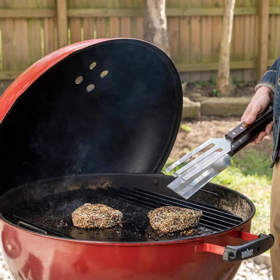 GrillGrate - The ComboTong - Pinzas para asar - Espátula para parrillas - Combo pinza y espátula - Herramienta de parrilla