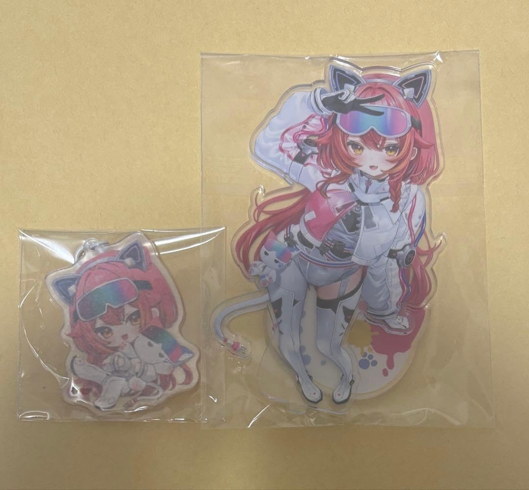 猫汰つな アクリルスタンド アクリルキーホルダー