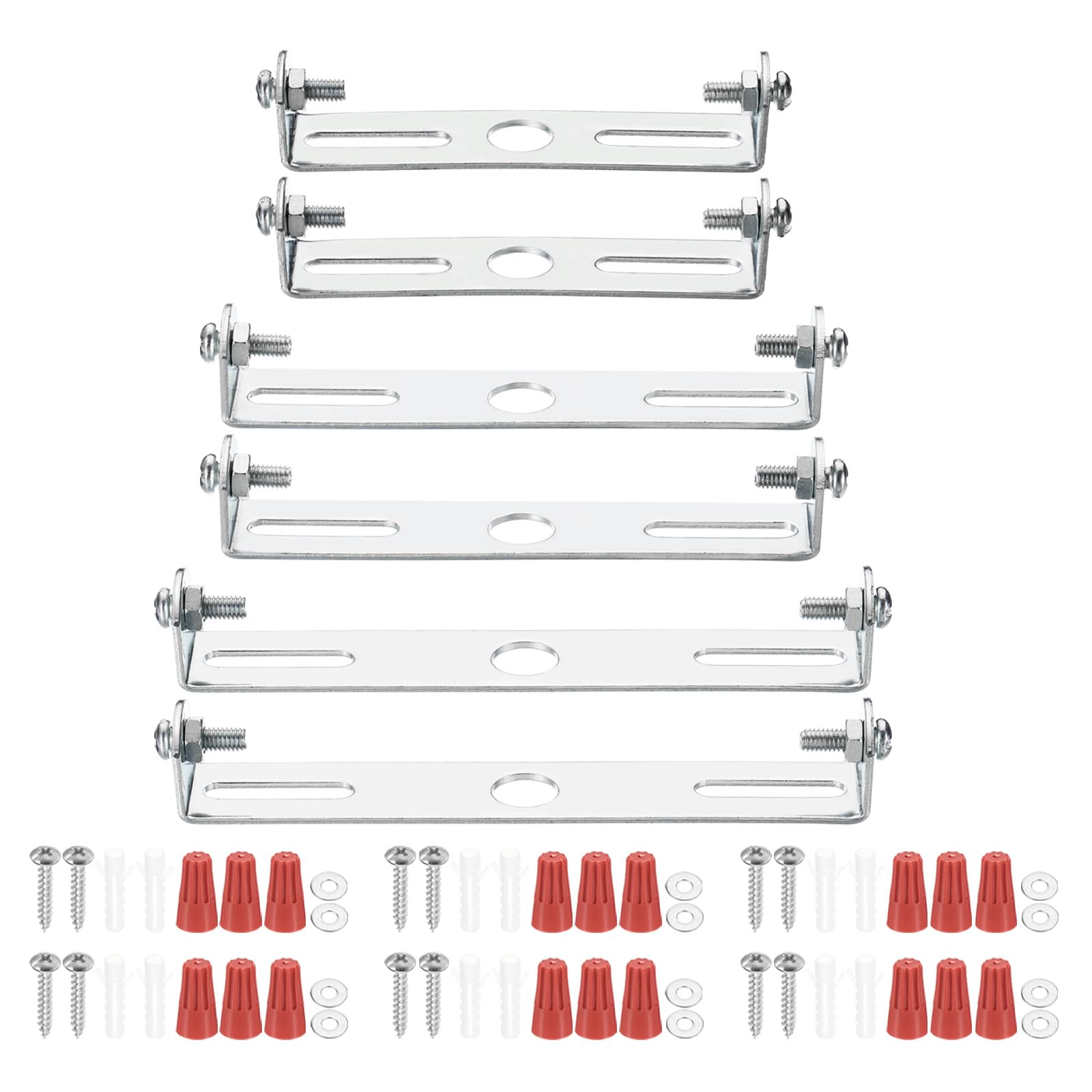 PATIKIL 3.15", 3.74", 4.33" Universal Light Fixture Mounting Bracket Kit