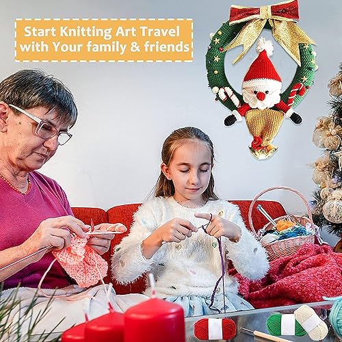 Image of LeafLoom Crochet Set, Crochet Kit for Beginners with Yarn, Ergonomic Hook, Needles, Stitch Markers, Scissors & Tape Measure - Complete DIY Amigurumi Starter Set(DIY Beginners Crochet kit)