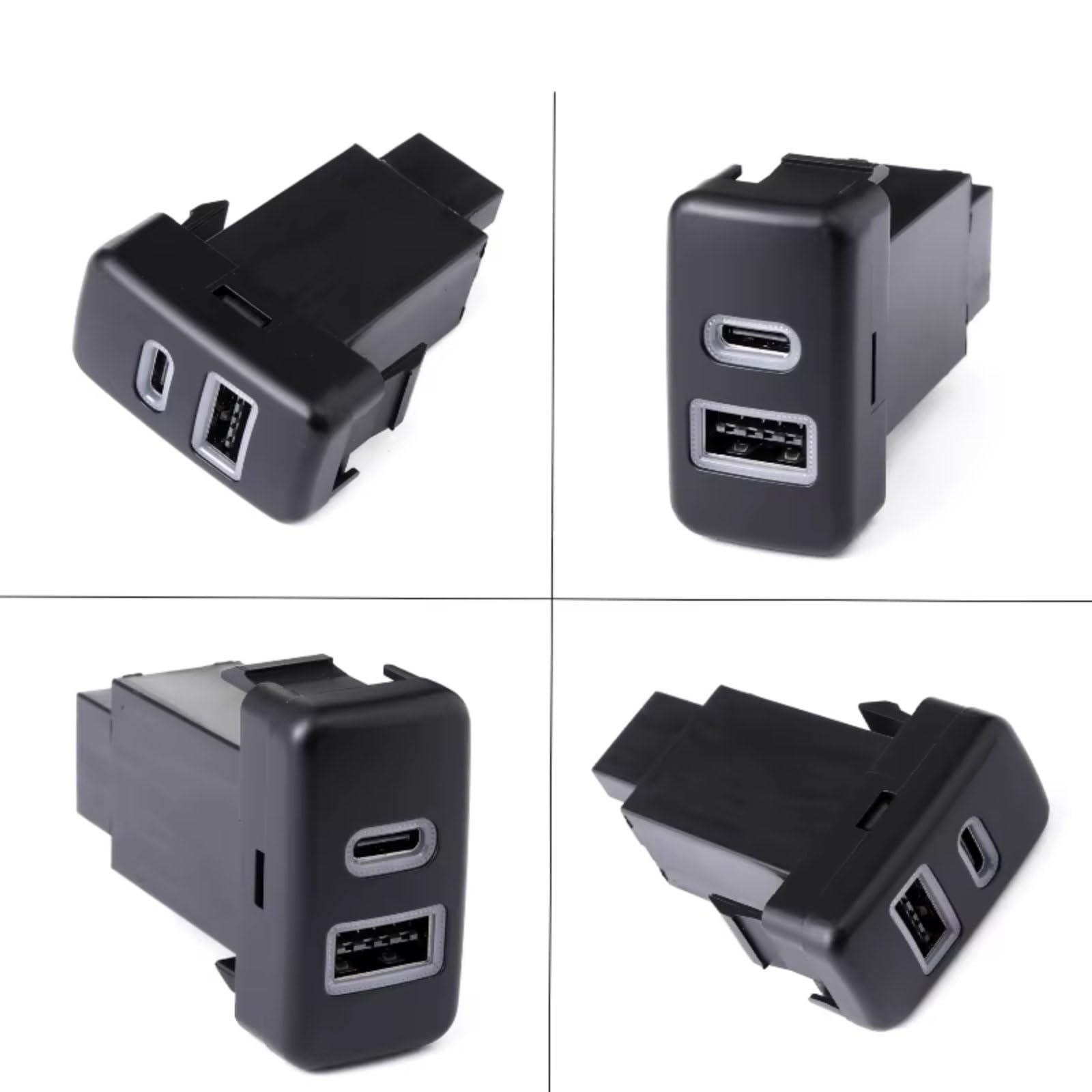 Prise USB Pour Console Compatible Avec Toyota Old Pour LC120 Pour Prado Voiture Chargeur, Double PD Prise De Charge Pour Type C Interface USB AUX voiture
