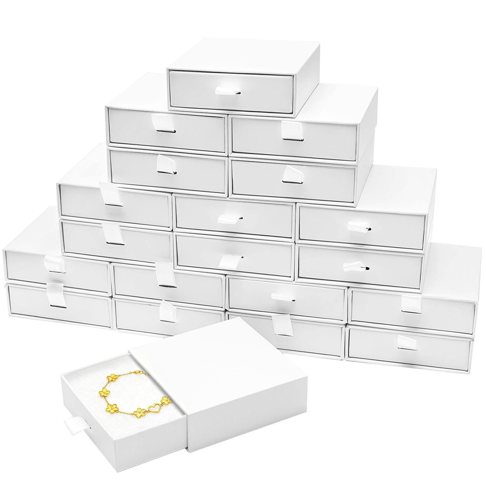 Jewelry Box 20 Pcs Jewelry Boxes for Women 3 5 3 5x1 Inch Jewelry Gift Box Cardboard Jewelry