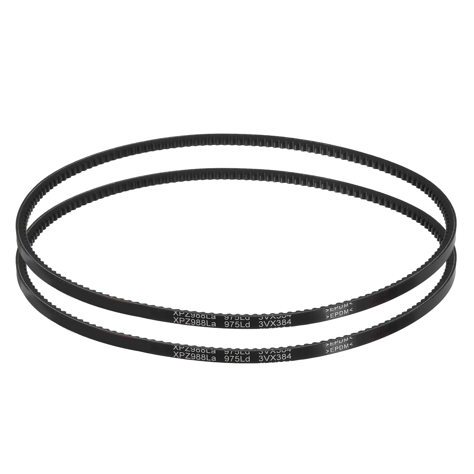 QUARKZMAN Correa en V Xpz975 Epdm 10 mm x 975 mm Goma Industrial Acanalada