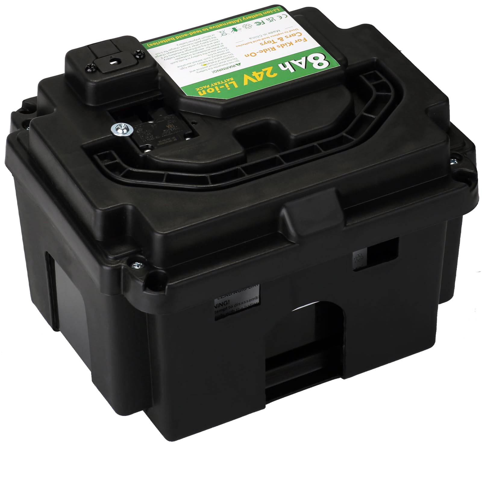 24V 8Ah Lithium-Ionen Ersatzakku für Kinderfahrzeuge, Kompatibel mit BRP CAN-AM Maverick X3, Land Rover, Mercedes-Benz G63, mit Adapter und Ladegerät