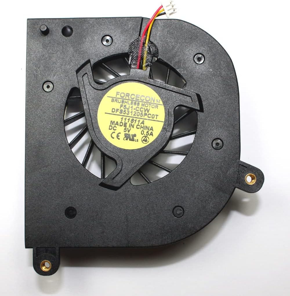 Power4Laptops Replacement Laptop CPU Fan Compatible with Toshiba Satellite P205D-S7479