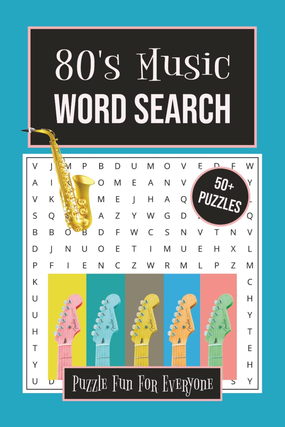 80s Music Word Search Book: An 80s Music themed Word Find Puzzle for Adults, Seniors, and Teens