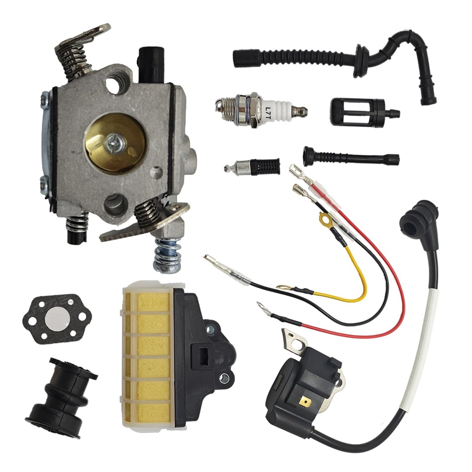 Kit carburateur et bobine d'allumage pour tronçonneuse MS250 MS230 023 et 025