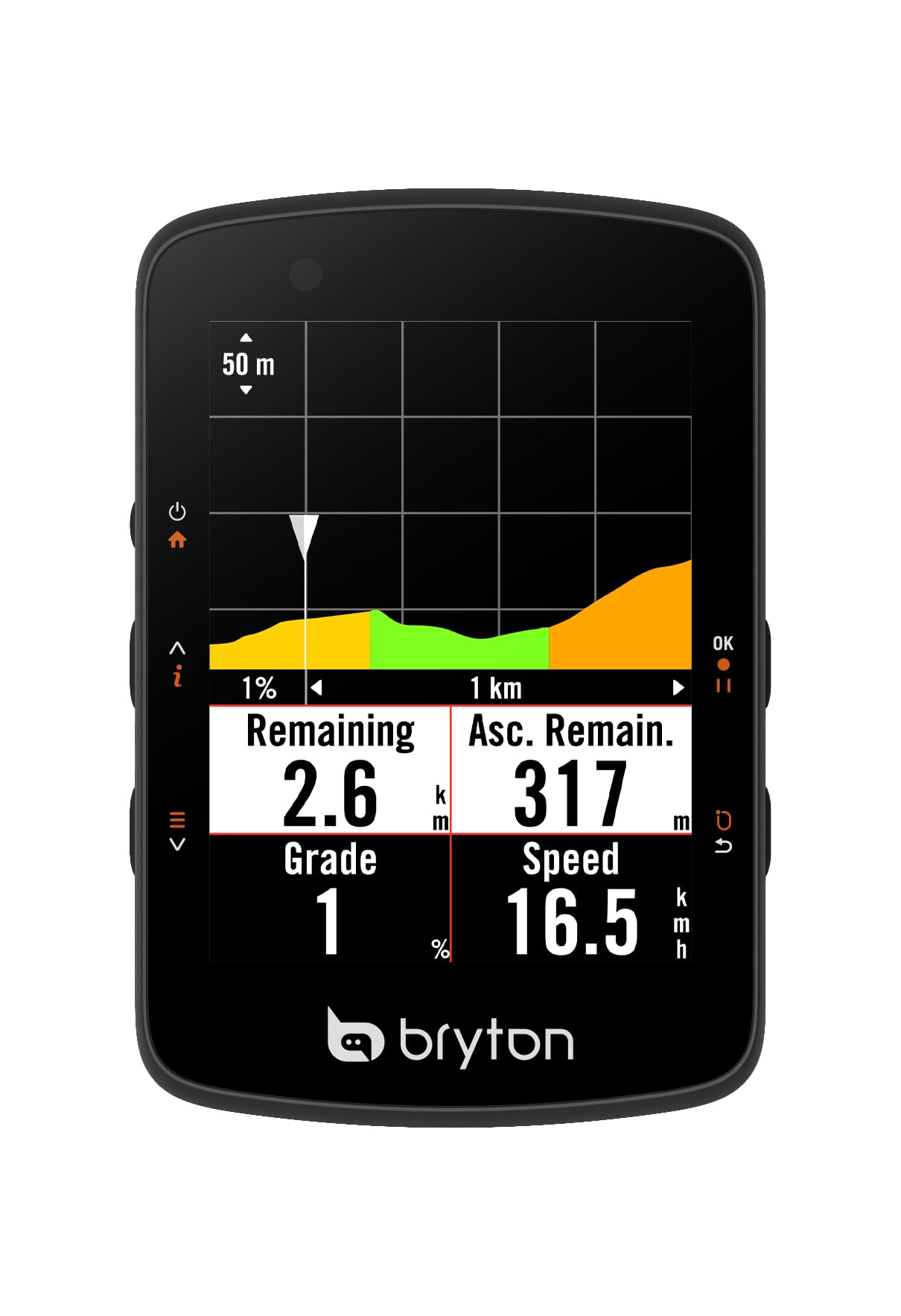 Bryton Ciclocomputer GPS Rider 550D con CAD e HRM