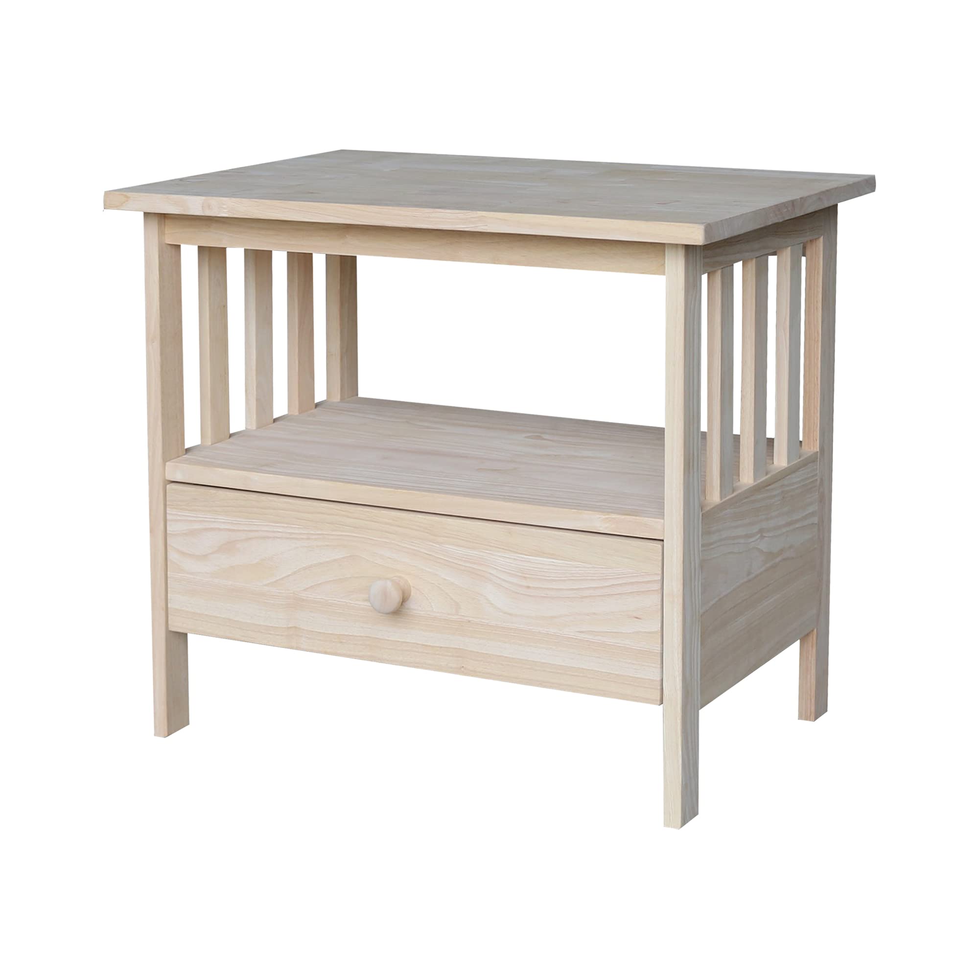 International Concepts Mission TV Stand, Unfinished