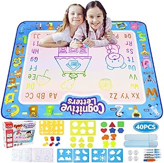 Ordenado Aqua Magic Doodle Mat Kid Toys, 40” x 32” Large Water Doodle