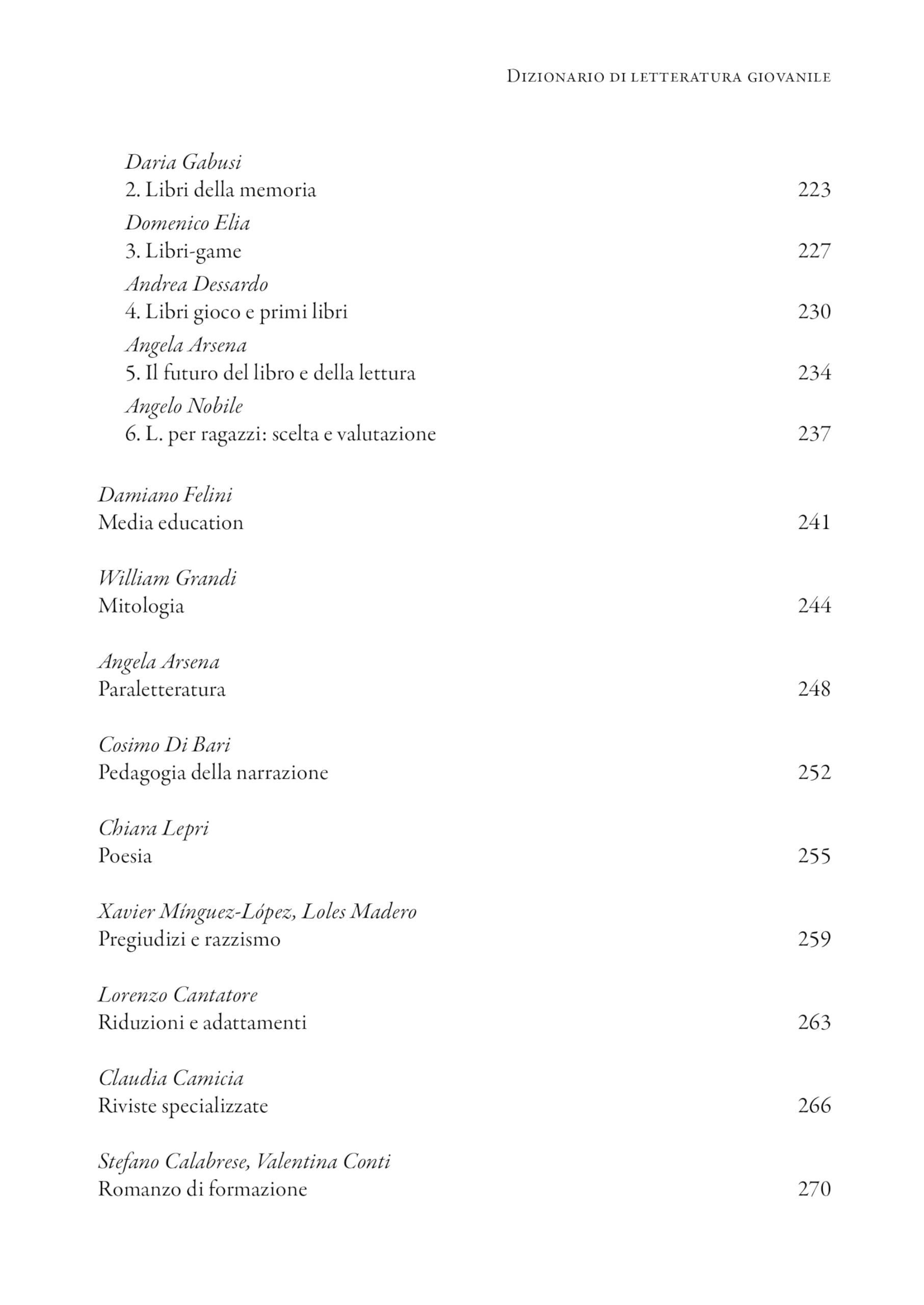 Dizionario di letteratura giovanile. Generi, temi, percorsi, sviluppi