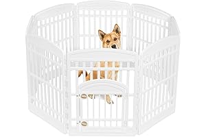 IRIS USA Dog Playpen: Roomy and Durable Sanctuary for Your Furry Friend
