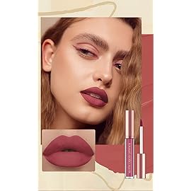 BestLand 12Pcs Matte Liquid Lipstick + Lip Liner Pens Set, One Step Lips Makeup Sets Pigment Velvety Nude Lip Stain Waterproof Long Wear Lip Gloss Make up Gift Set (Set B)