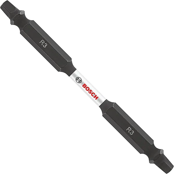 BOSCH ITDESQ33501 1-Piece 3-1/2 In. Square #3 Impact Tough Double-Ended Screwdriving Bit