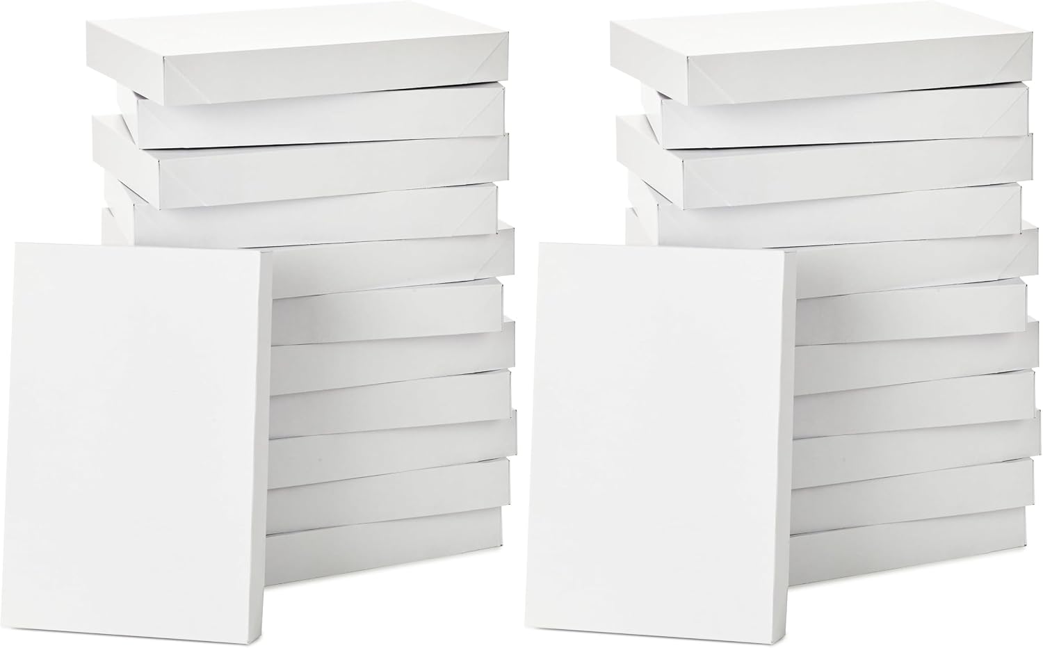 Hallmark 17" XL Gift Boxes with Lids (12 White Robe Boxes, White) for Birthdays, Graduations, Christmas, Weddings, Bridal Showers, (Pack of 2)