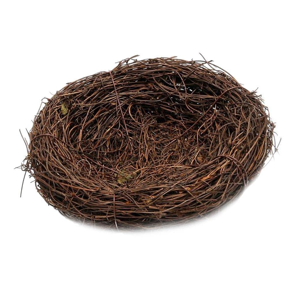 Amazon.co.jp: rockible 手作りのつる鳥の巣の家ホームクラフトシル