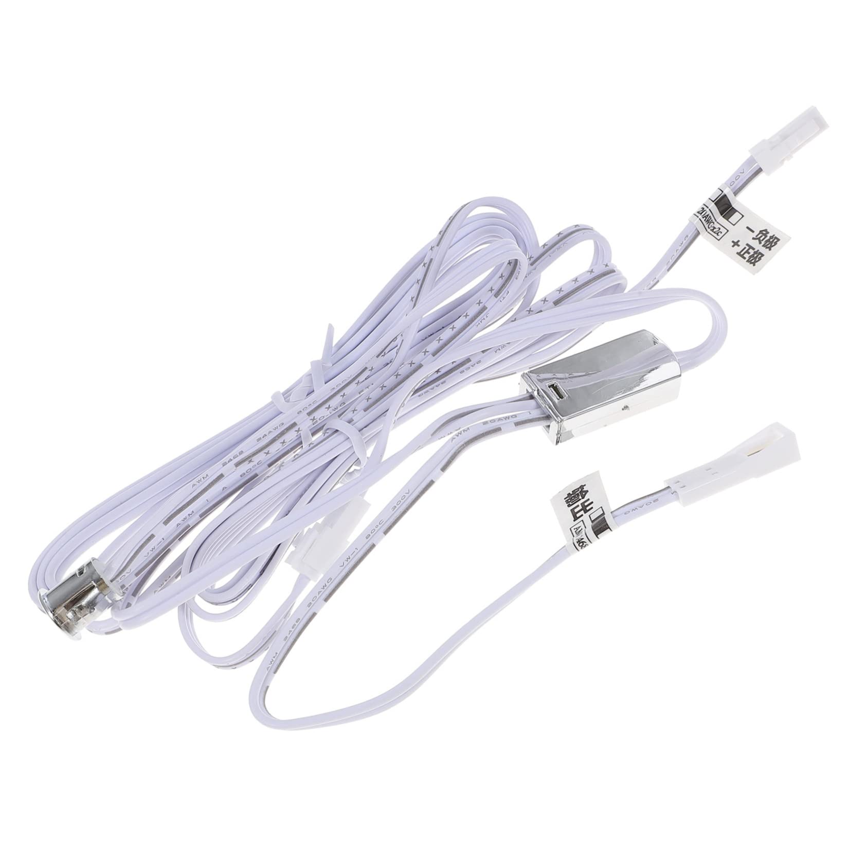DOITOOL 4piezas Interruptor Táctil Sensor De Luz Led Para Tiras Controlador De Luz Encendido Apagado Automático Al Abrir La Puerta Fácil Instalación y Uso Herramienta Para Muebles y
