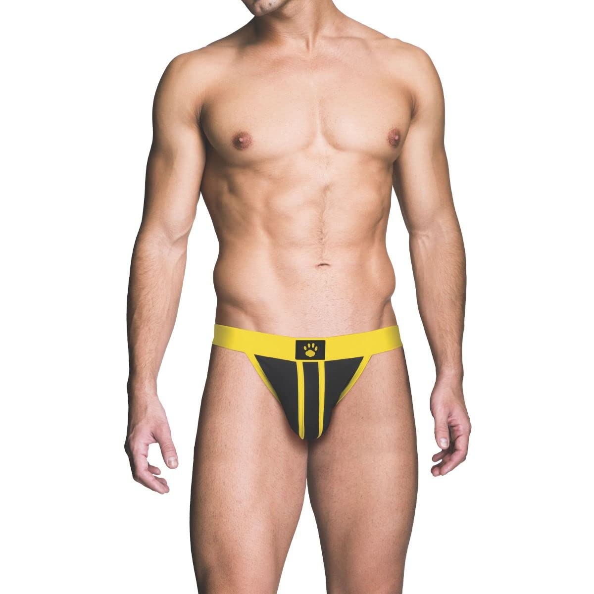 Prowler RED Ass-less Jock Yellow L - UK Waist Size - 32" - 36" - One Count