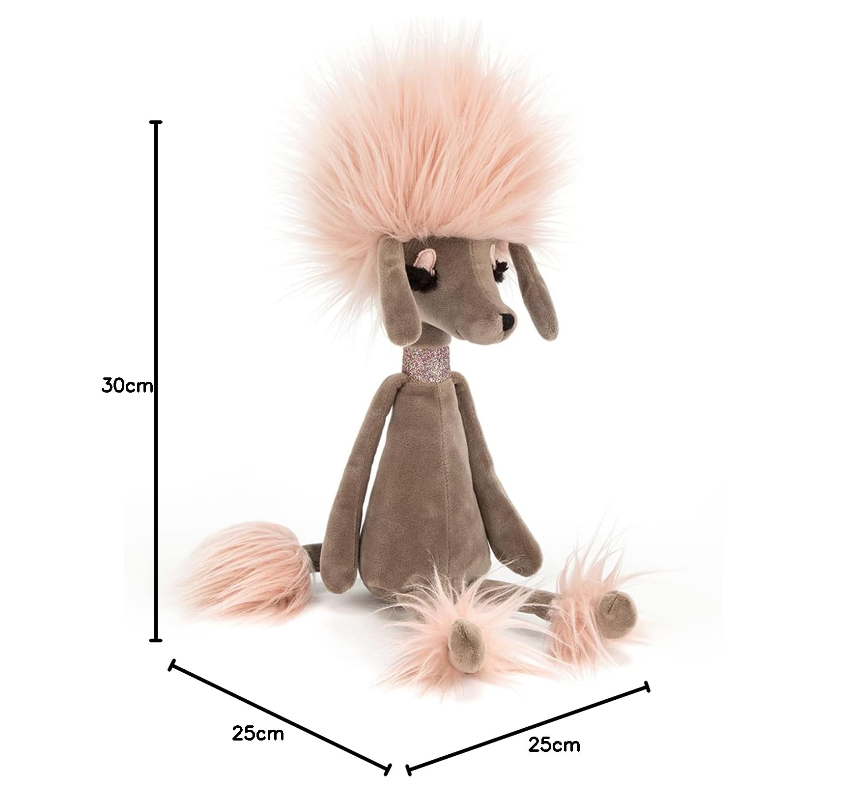 Amazon.co.jp: JELLYCAT Swellegant Penelope Poodle(SWE2PP