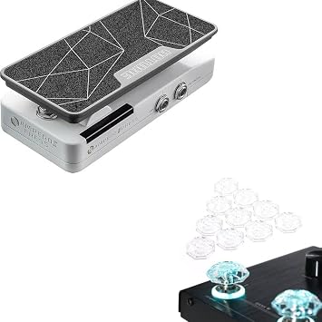 Ampero II Press Passive Switching/Expression Pedal and Hotone Karat Cap Transparent Footswitch Cover Switch Protector Stomp Knob Pedal Top bundle
