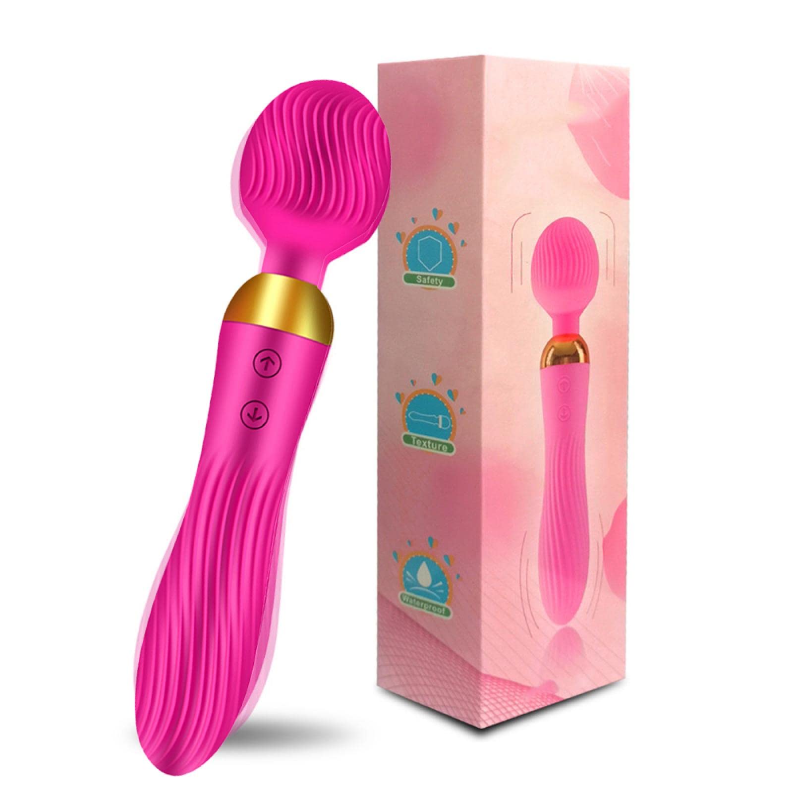 Dona Vibratori Vibratore bacchetta magica Grandi teste Massaggiatore corpo AV G Spot Stimolatore clitorideo Giocattoli adulti del sesso per donna Masturbatore femminile