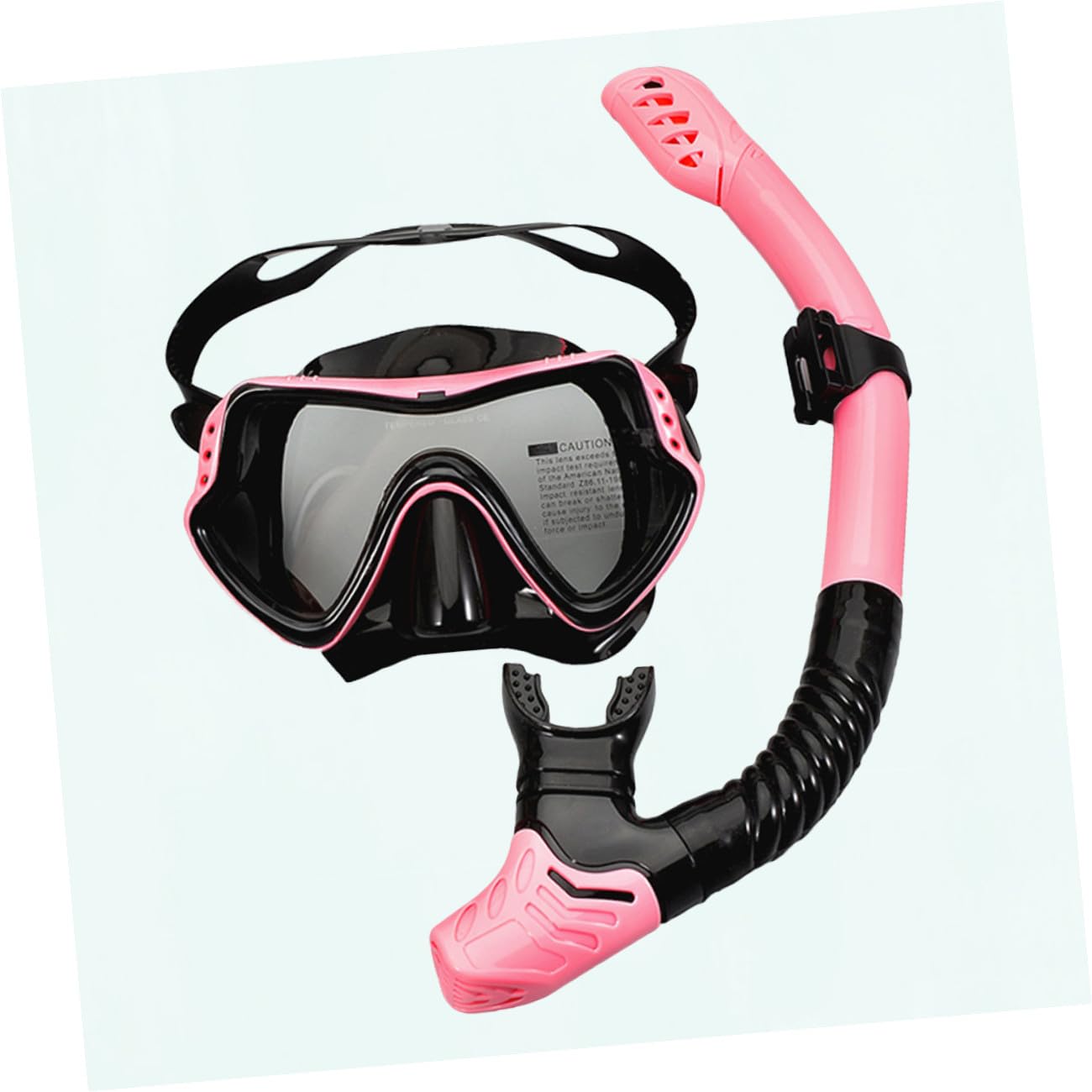 Gafas de Natación y Esnórquel con Tubo Diseño Unificado de Ventana para Visión Amplia Correa Elástica Silicona sin Sabor Protección Segura para Adultos y Actividades Acuáticas