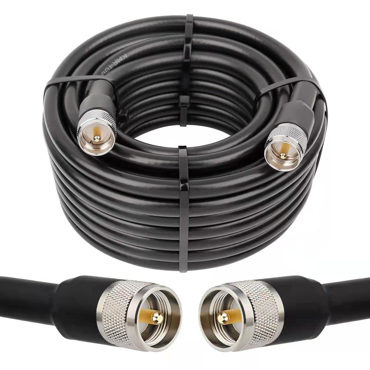 Buy MOOKEERF PL259 UHF Cable 35ft, KMR400 PL259 Male to Male Coaxial