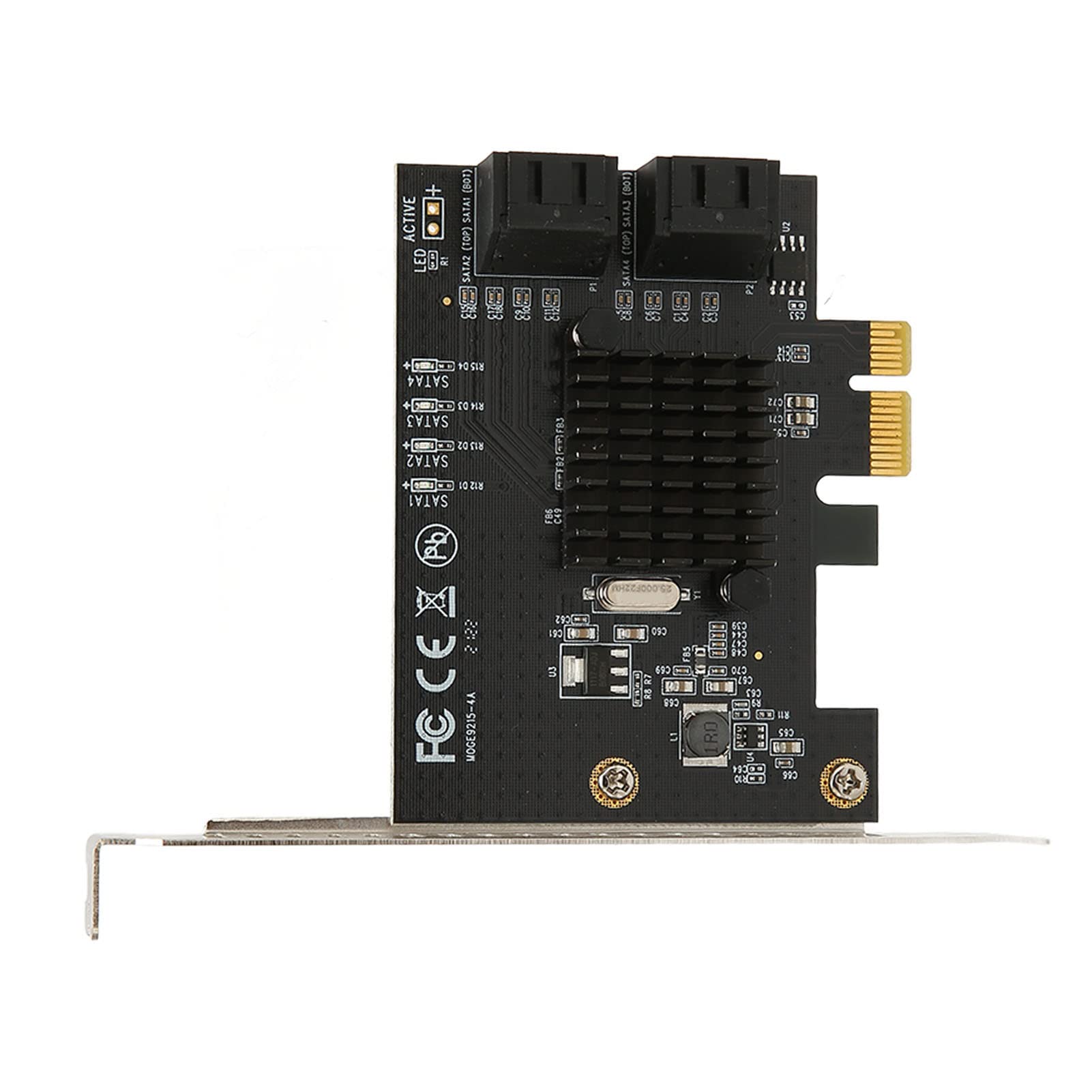 Carte d'extension PCI Express vers SATA3.0 4 ports et vitesse 6 Gbit/s