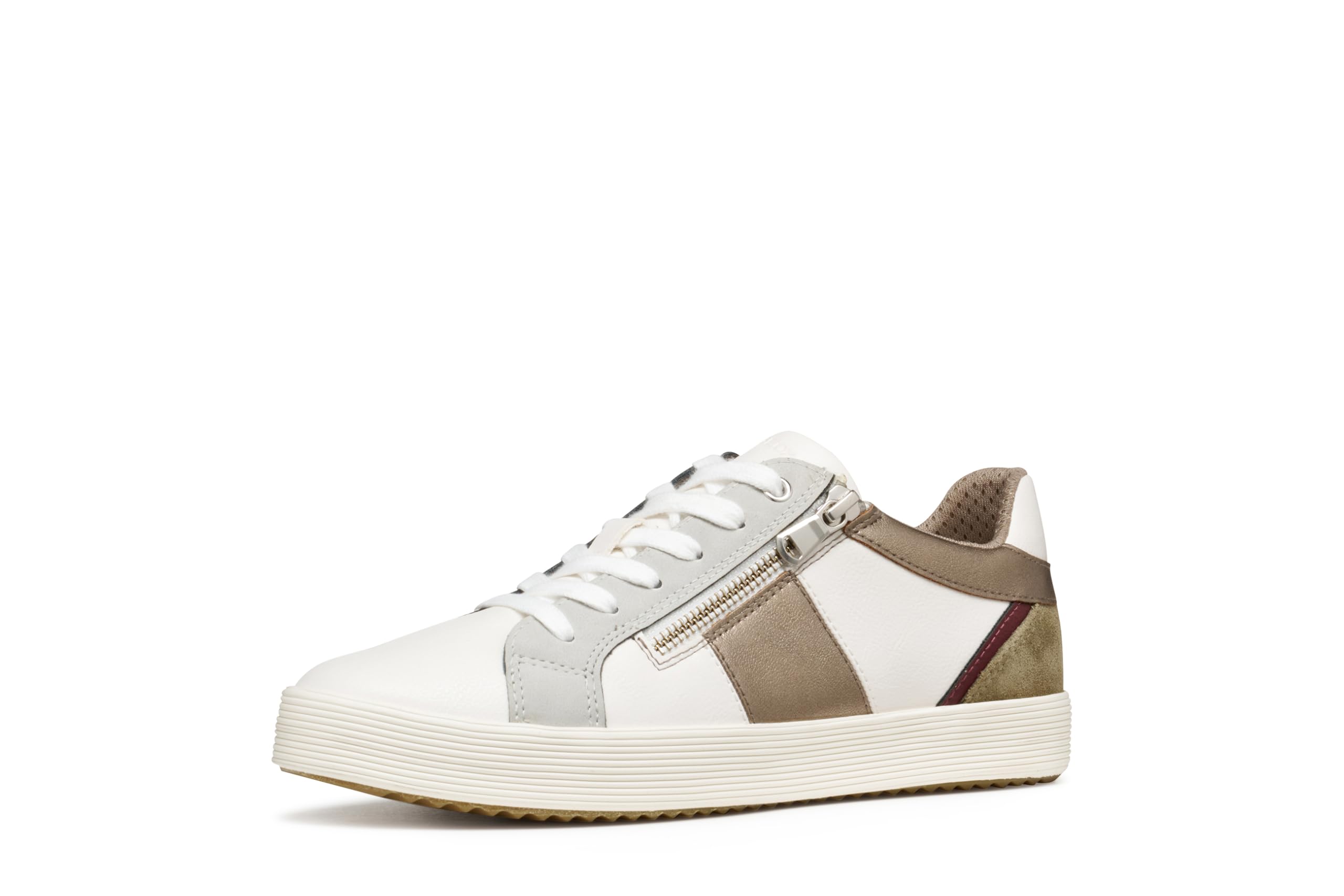 Geox Woman D Blomiee Sneakers White/Sand 36 EU