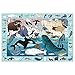 Mudpuppy Arctic Life Search & Find Puzzle, 64 Pieces, 23”x15.5” – For Kids Age 4-7 - Colorful Illustrations of Animals, Fish, Birds Living in the Arctic – Complete Puzzle to Find 40+ Hidden Images