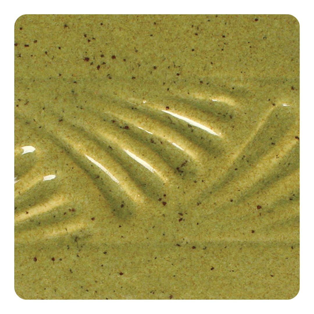 AMACO Potter's Choice Glaze, 16 oz. (473 mL), PC-29 Deep Olive Speckle