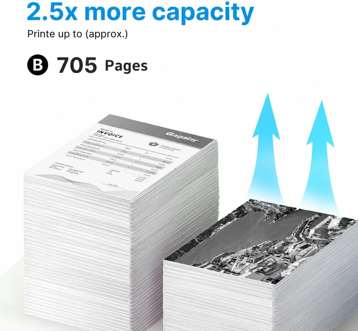 67XL Black Ink for HP Ink 67 Compatible for HP 67XL Black Ink Cartridge