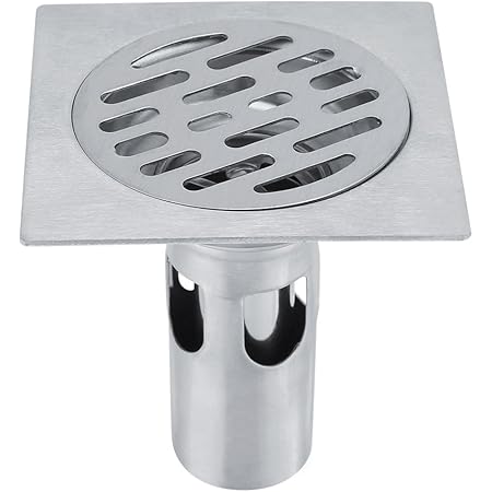 Amazon Co Jp 床ドレン 排水フィルター 排水口カバー シャワー廃棄物フィルター トイレ 浴室 キッチン バスルーム 洗面所 排水溝の蓋廃ドレン ステンレス製 正方形 お風呂 排水溝 ゴミ受け Diy 工具 ガーデン