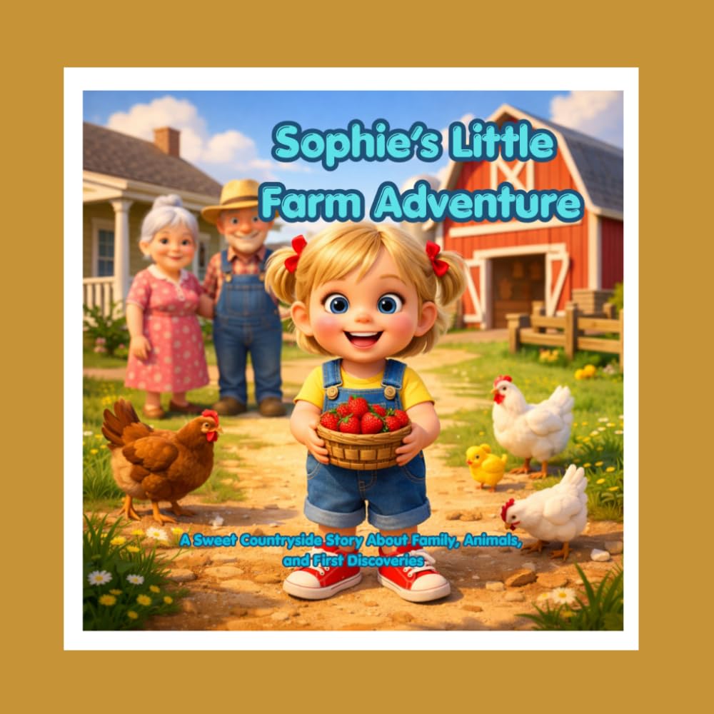 Sophie’s Little Farm Adventure: A Sweet Countryside Story About Family, Animals, and First Discoveries
