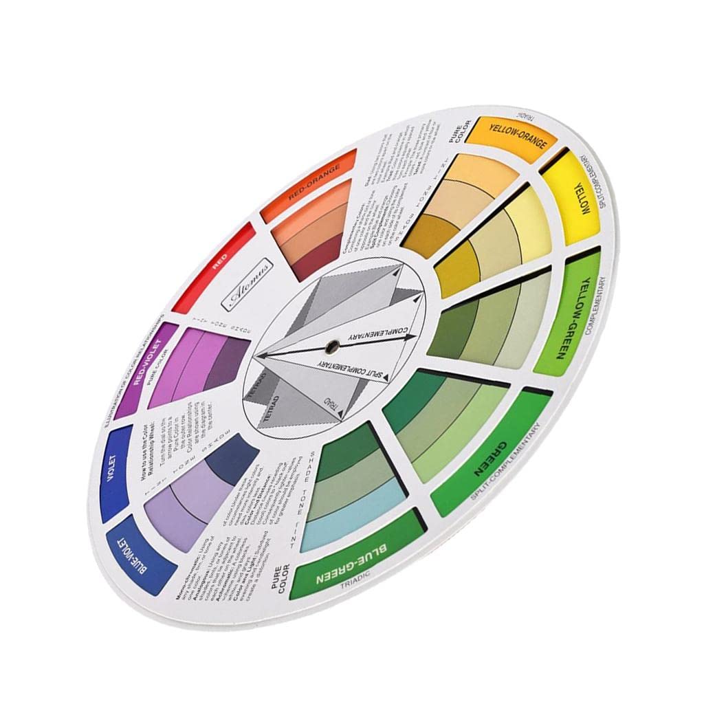 Buy EXPORA Artist Tattoo Pigment Paint Color Mixing Guide Palette Wheel