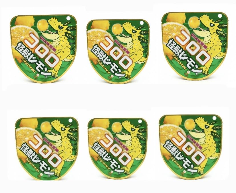 Amazon | コロロ 怪獣レモン味 40g グミ 6個セット 果汁使用 爽やか