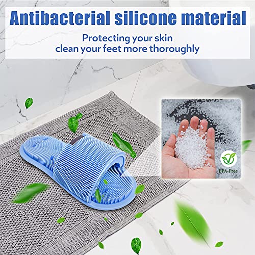 Exfoliador de pies de silicona suave con ventosas antideslizantes miniatura 6