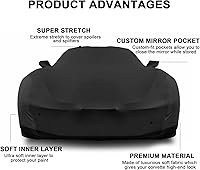 Vista 3 de Funda para Auto Interior Reemplazo para Porsche 718 Boxster/Cayman 1996-2025, Funda de Auto de Satén Elástica Suave y Personalizada para Protección