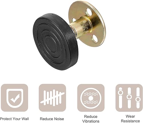 Miniatura 4 de uxcell Marco de cama ajustable roscado fijador antivibración, tapones de cabecero de 1.18 a 1.57 pulgadas (1.181-1.575 in), antigolpes y ruido de