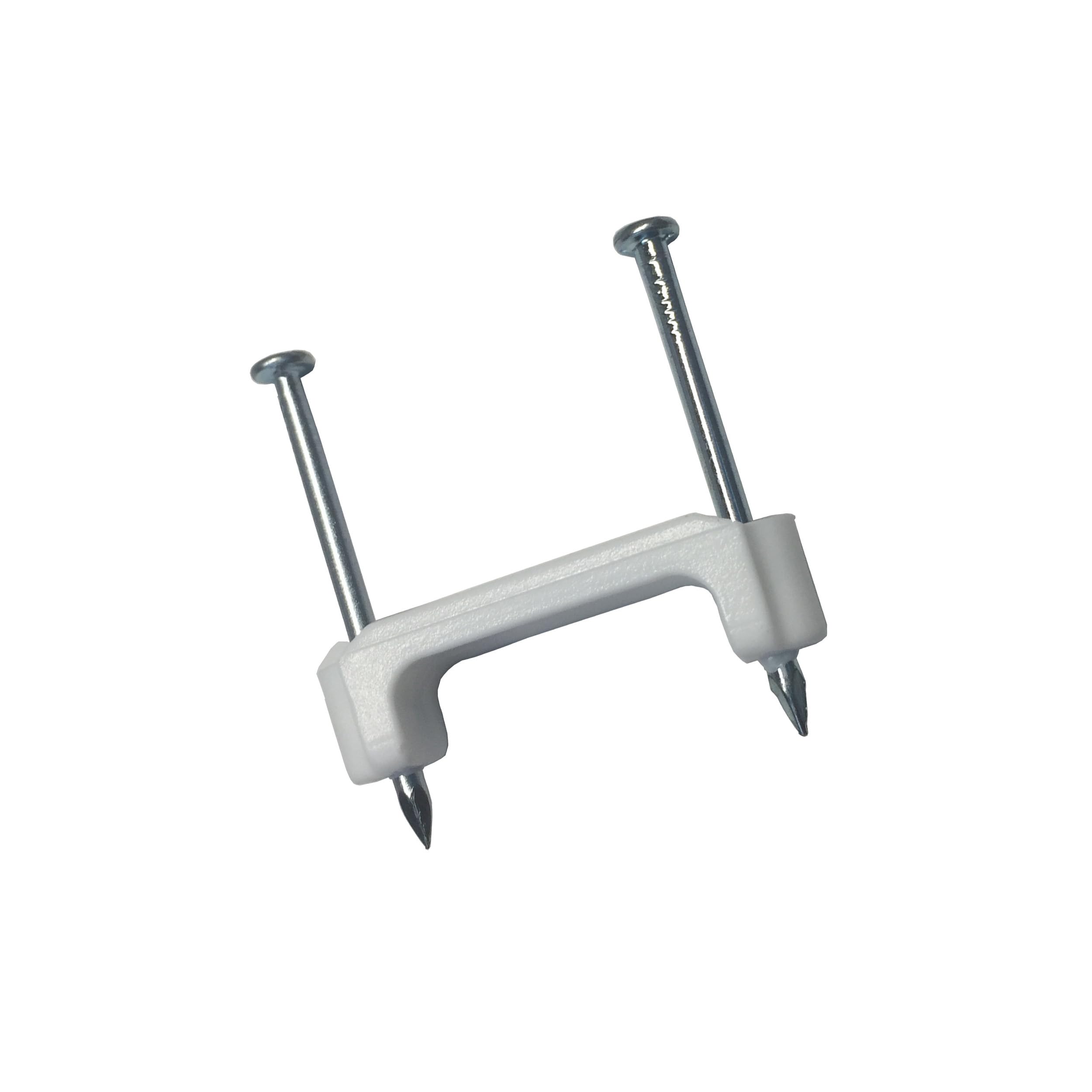 Gardner Bender PS-150 Plastic Staple, ½ Inch., 14/2, 12/2, 10/2 (NM) Cable, Quick / Easy Installation, for Romex, UF, (NM) & More, 100 Pk., White — Amazon image 11