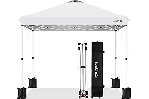 10×10 Pop Up Canopy Tent with Wheeled Carry Bag