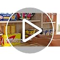Fluted Pantry Cabinet, 72" Tall Modern Storage Cabinet with 4 Doors, Organizer, Drawer and Adjustable Shelves, Wood Cupboard for Kitchen, Dining Room, Living Room and Bathroom, Natural Oak