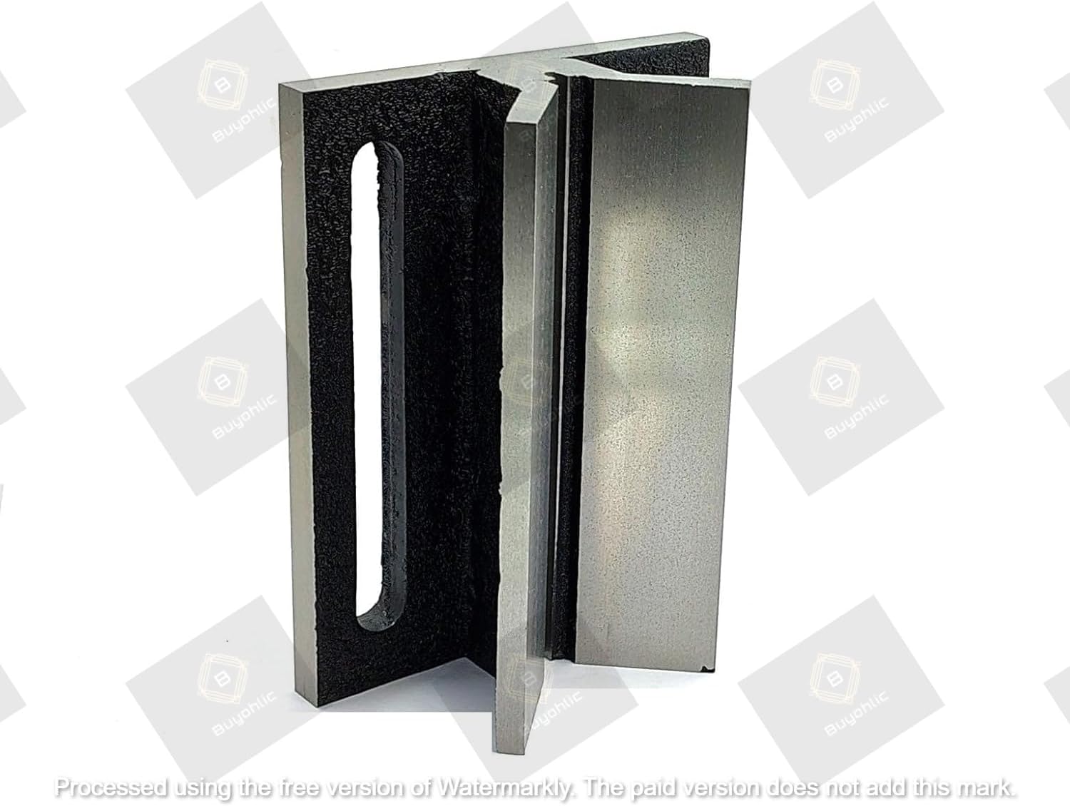 Buyohlic SGI V Block Jig Fixture For Center Drilling of A Round Work-piece 2" Capacity Unbreakable