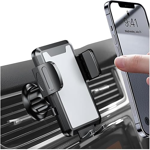 Miniatura 7 de BESULEN Soporte de teléfono para automóvil, soporte de teléfono celular con ventilación de aire, soporte de teléfono celular manos libres, soporte