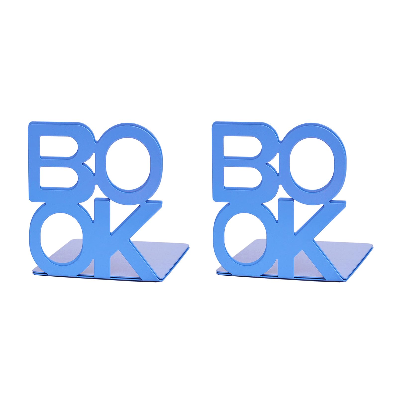 Metal Bookend Decorative Book Stopper Binder & Dividers Ends, Bookends Heavy Duty End Holder for Shelves Metal Bookends Supports Holders for Shelves