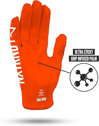 Miniatura 2 de Nxtrnd G1 - Guantes de fútbol juvenil, guantes receptores adhesivos para niños