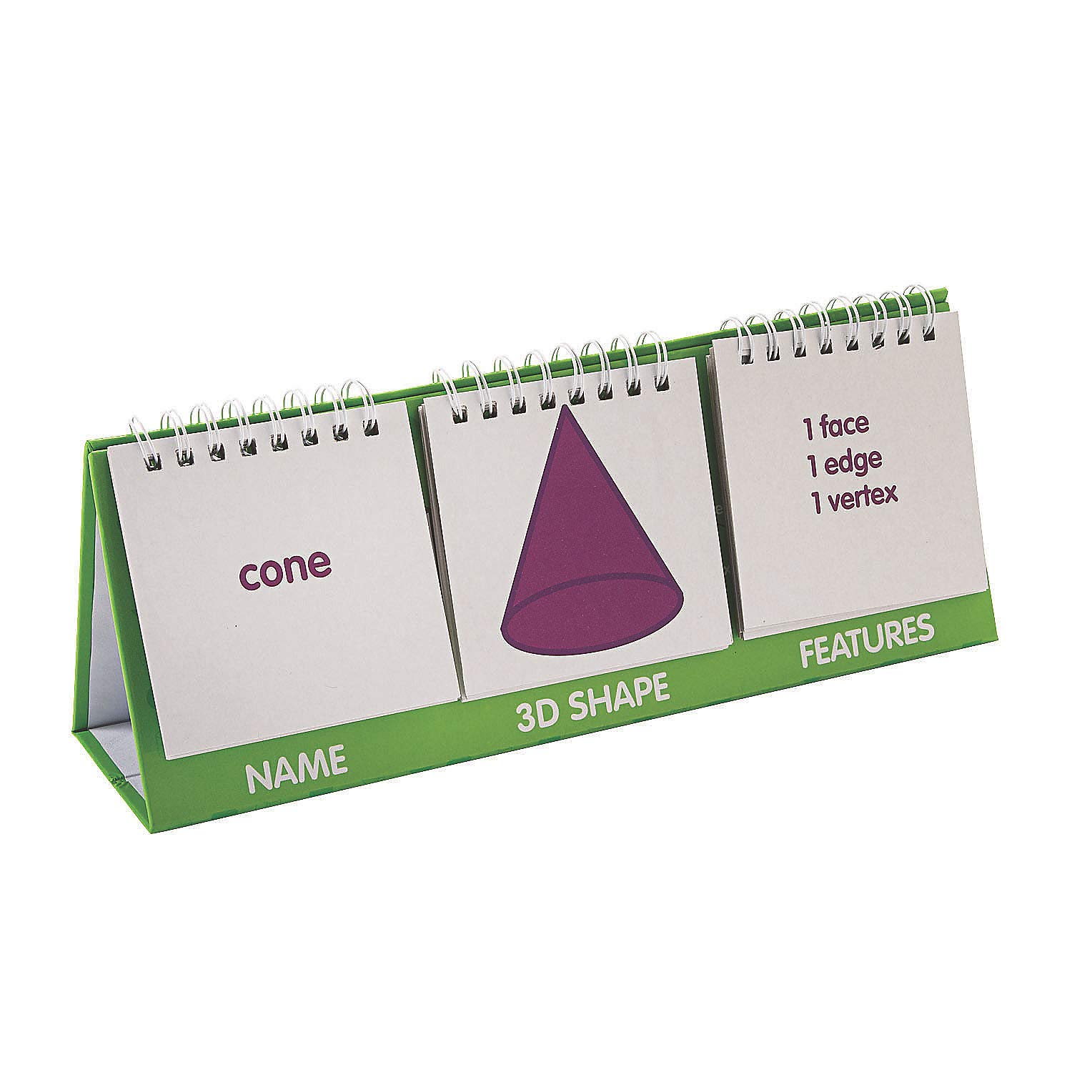 Fun Express Shapes Flip Chart - Interactive Educational Tool for Teaching Shapes Colors & Early Learning Concepts - Ideal for Classroom Homeschool Educational Play Engaging Design for Kids - 6 Pieces